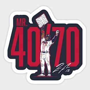 Ronald Acuna Jr. Mr. 40/70 Sticker